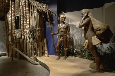From the Oceania exhibition, showing Baktamans in the New Guinea section