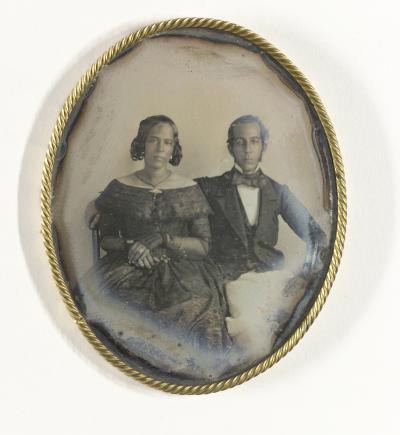 Unknow photographer. Portrait of Johannes Ellis and Maria Louisa de Hart