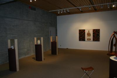 Installation photograph from the art gallery section, The sami museum (RDM-SVD)